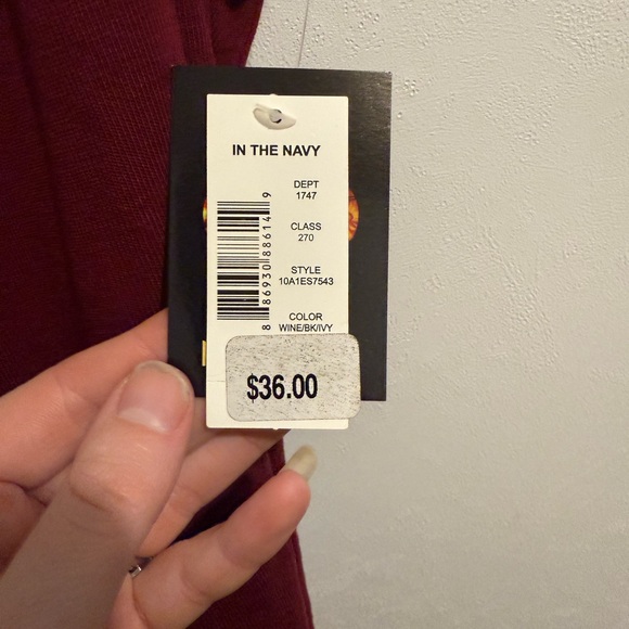 HeartSoul Burgundy Knit Top - Picture 5 of 8